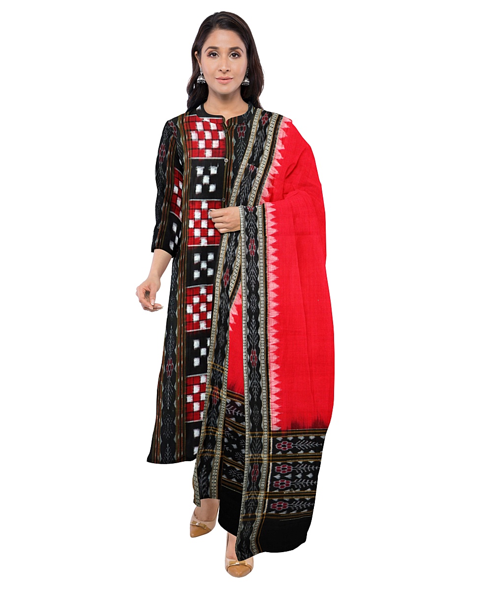 Black Cotton Dress Material – Boyanika Odisha