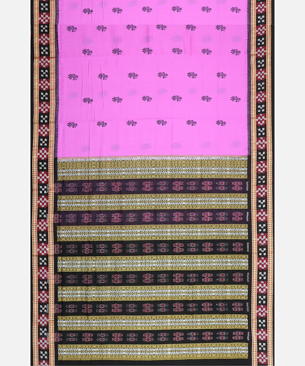 Amethyst Bomkai cotton Saree – Boyanika Odisha